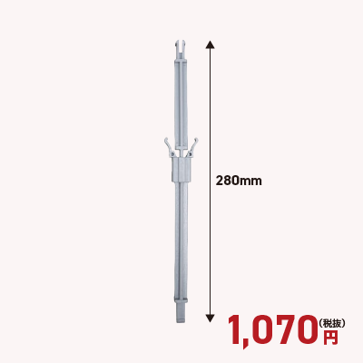 らくらくバックパネル用　樹脂フック